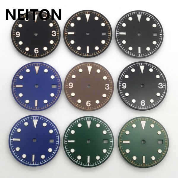 30.5mm sterile watch dial fit NH35 NH36 NEITON  ETA2836 2824 Miyota 8205 8215 821A Mingzhu DG 2813 3804 movement