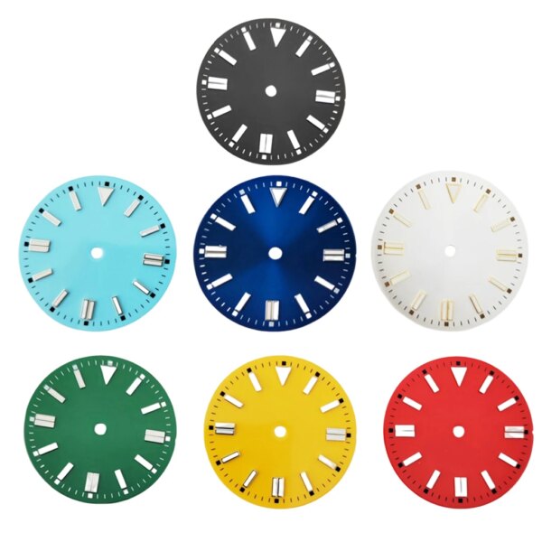 31mm Sterile Luminous Watch Dial For NH35 NH36 Miyota8215 8205 821A DG2813 3804 Movement Watches Accessories Parts