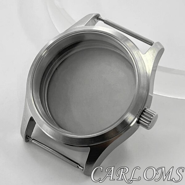 36mm 39mm Silver Watch Case Sapphire Glass Fit ETA 2824 PT5000 NH34 NH35 NH36 NH38 NH39 4R35 4R36 NH70 Movement