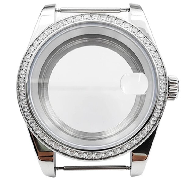 36mm 39mm Watch Case Sapphire Glass For NH35 NH36 ETA 2824 PT5000 ST2130 ETA2836 Miyota 8215 8205 821A Automatic Movement