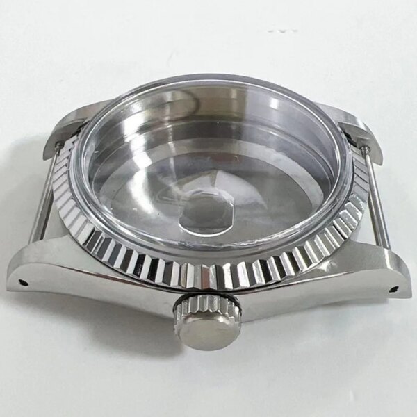 36mm Watch Case for NH36 NH35 Movement Stainless Steel Case Acrylic Glass Solid/Transparent Bottom Shell