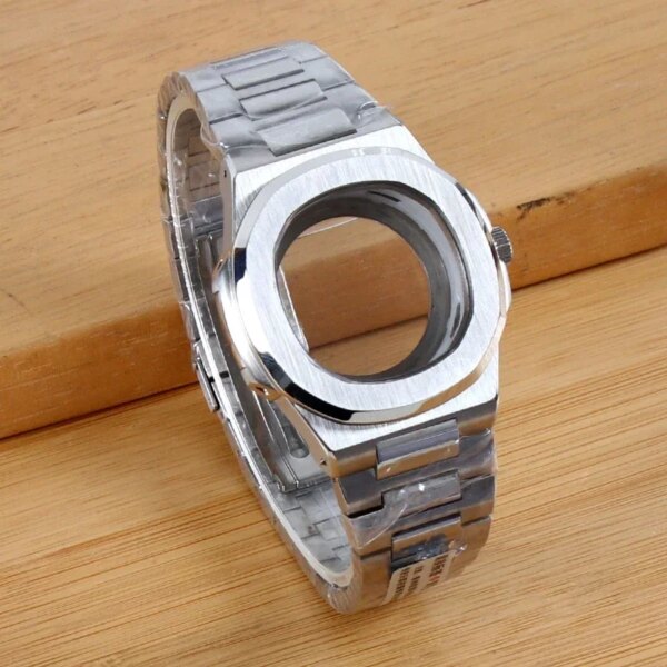 39mm NH35 Case Stainless Steel Bracelet Watch Accessories For Nautilus Seiko NH35 NH38 NH36 Strap Fit 29.5mm 30.5mm NH35 Dial