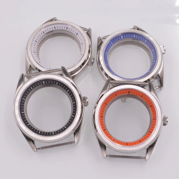 40mm Sapphire Glass Watch Case Fit NH34 NH35 NH36 Movement Accessory Part