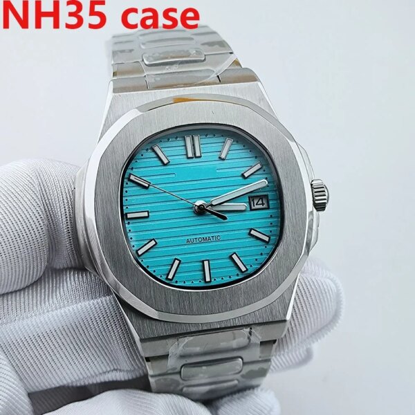 41mm NH35 Case Stainless Steel Men Automatic Mechanical Waterproof Watch Parts for Seiko Nautilus NH36 NH38 Movement Accessories