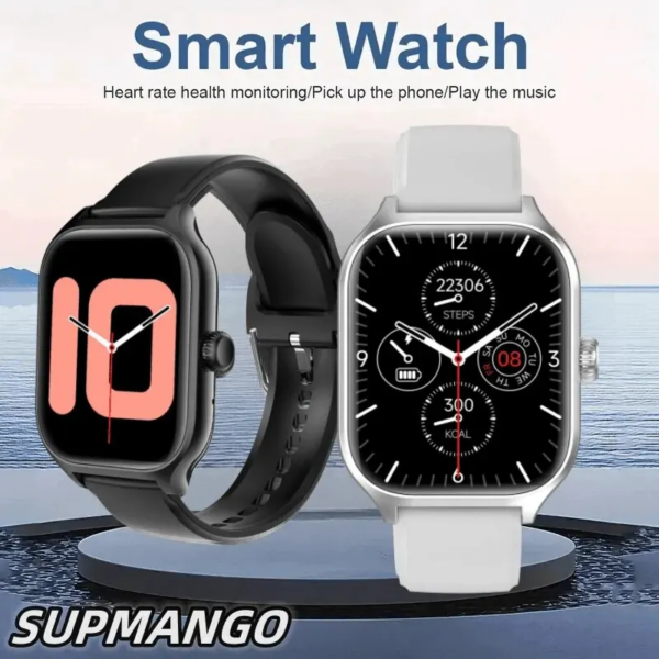 7012 Full Screen Touch With Dual Strap Outdoor Smart Watch GTS4 Call Information Alert Multi-functional Smart Watch