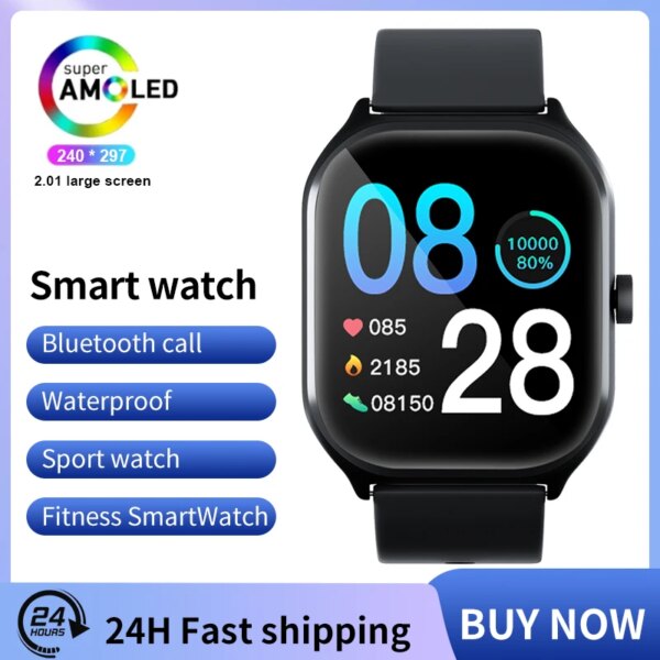 A59 Smart Watches For Men 99+ Sport Fitness Electronic Watch For Women Bluetooth Call NFC Smartwatch 2.0 Inch For Xiaomi Android