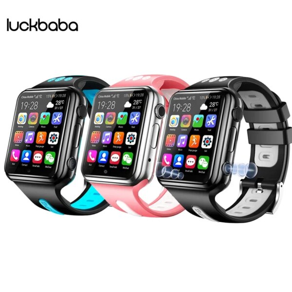 Android 9.0 Smart 4G GPS Tracker Locate Kid Students Men Dual Camera SOS Voice Call Monitor Smartwatch Google Play Phone Watch