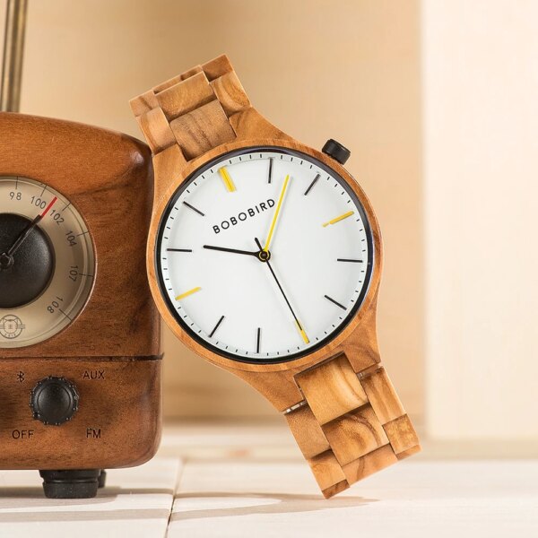 BOBO BIRD Men&Women Watches Simple Wooden Wristwatch Timepieces Quartz Watch For Men Personalized Gift Reloj De Pulsera Dropship