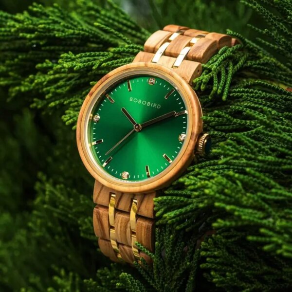 BOBOBIRD Women's watches Luxury Woman Quartz Watch For Women Wristwatch Ladies Watch Custom Wrist Watches Wood Timepieces