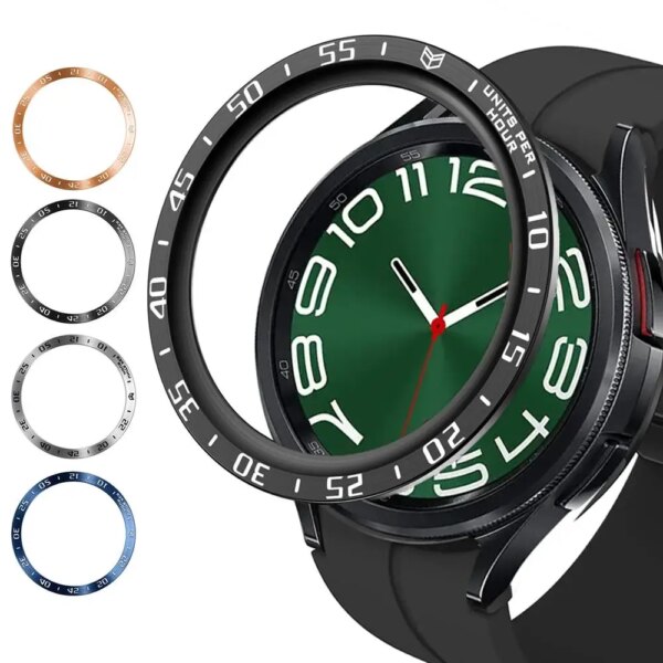 Bezel Ring For Samsung Galaxy Watch 6 classic 47mm 43mm accessories Stainless Steel Cover Protector Galaxy watch 5 Pro 45mm Case