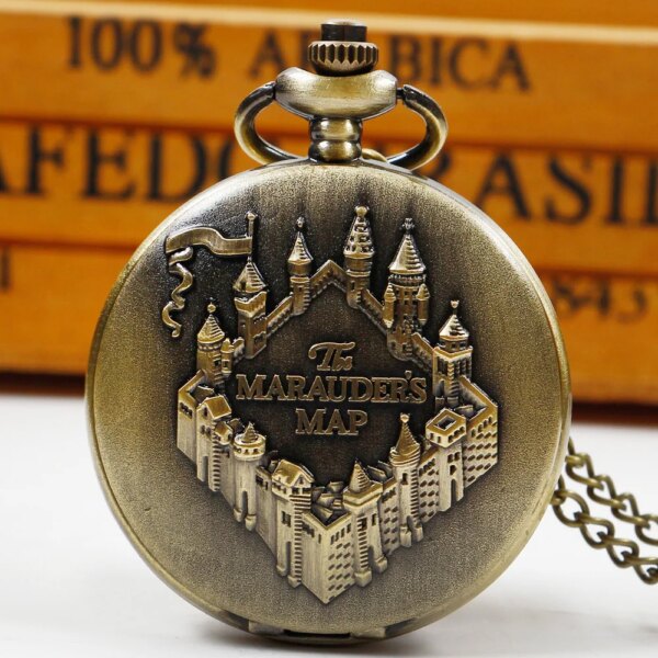 Bronze Antique Retro Pocket Watches Collection Personalised Practical Popular Gifts Necklace Chain Clock relogio masculino