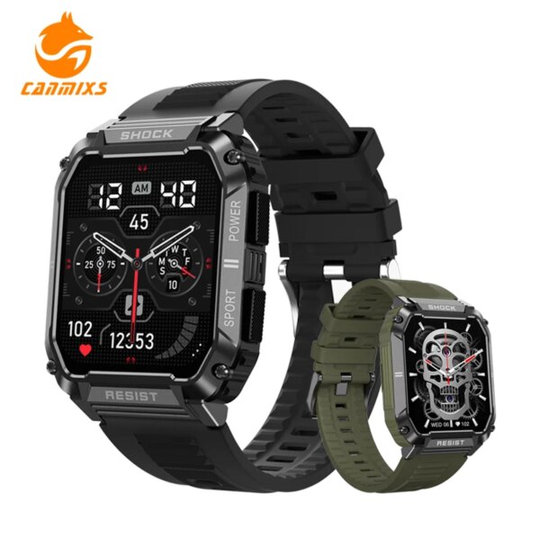 Canmixs Smartwatch 2023 Bluetooth Call Dial Smart Watch heart rate monitor IP68 Waterproof Sport Watch for Men Women android IOS