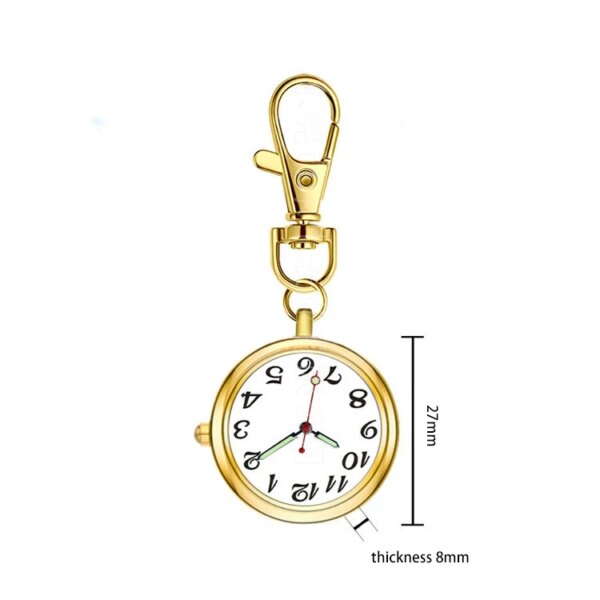 Classic Fob Pocket Nurse Watches Student Keychain Clock Gift for the aged Doctor Medical Watch Gold for Hospital Dropshipping