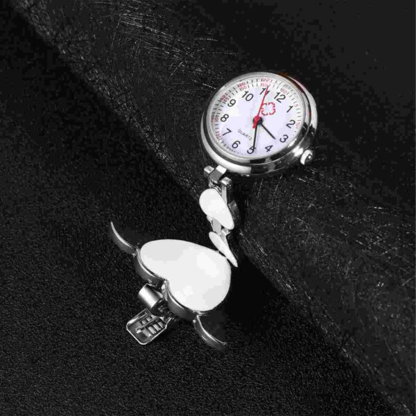 Creative Nurse Hanging Watch Doctor Hanging Watch Fashion Hanging Watch Doctor Pocket Watch for Decor Use (White)