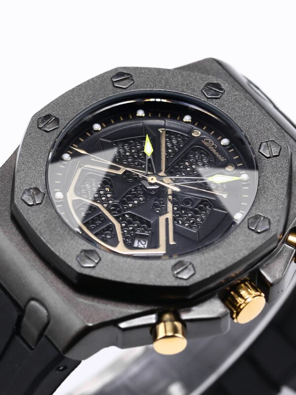 Denvosi Casual fashion features design surface personality men waterproof mechanical watch men