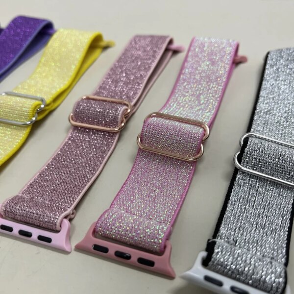 Elastic strap for Apple watch band 40mm 41mm 44mm 45mm 42mm ultra 2 49mm Nylon Solo Loop Bracelet iWatch series 9 3 8 5 6 se 7