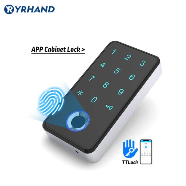 Electronic Smart Magnetic Sensor Rfid access control  fingerprint Cabinet Drawer lock