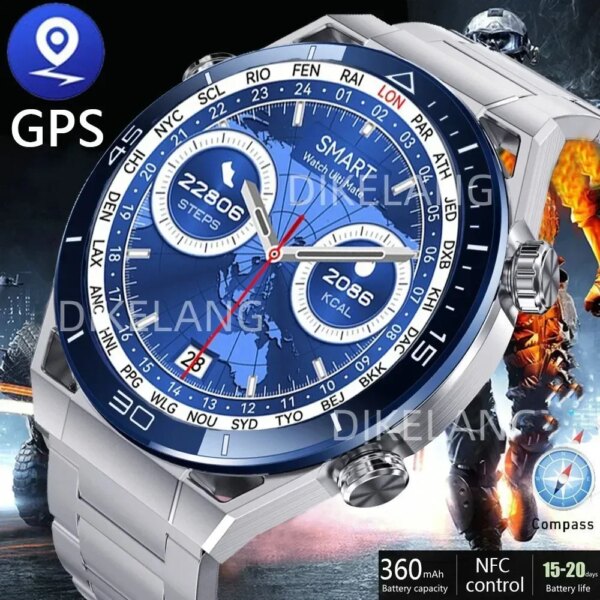 For Huawei WATCH Ultimate Smartwatch Bluetooth Call Heart Rate Sleep Monitoring Smart Sports Watch IP68 Waterproof Bracelet