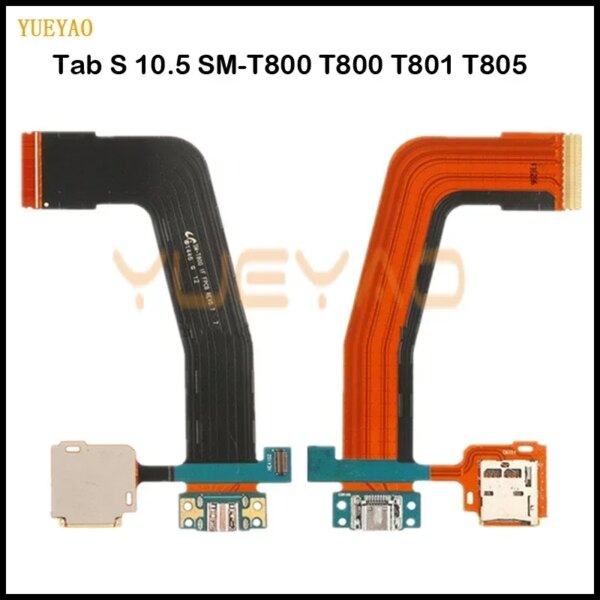 For Samsung Galaxy Tab S 10.5 SM-T800 T800 T801 T805 Micro USB Charge Charging Port Dock with SD Connector Flex Cable