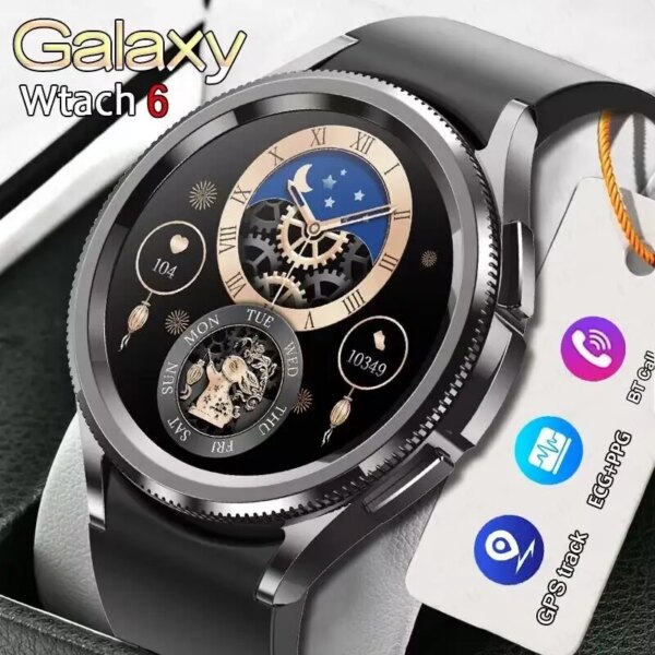 For Samsung Galaxy Watch6 New Smart Watch Men's Sports Fitness Heart Rate Waterproof Bluetooth Call Watch Women Smartwatch 2024