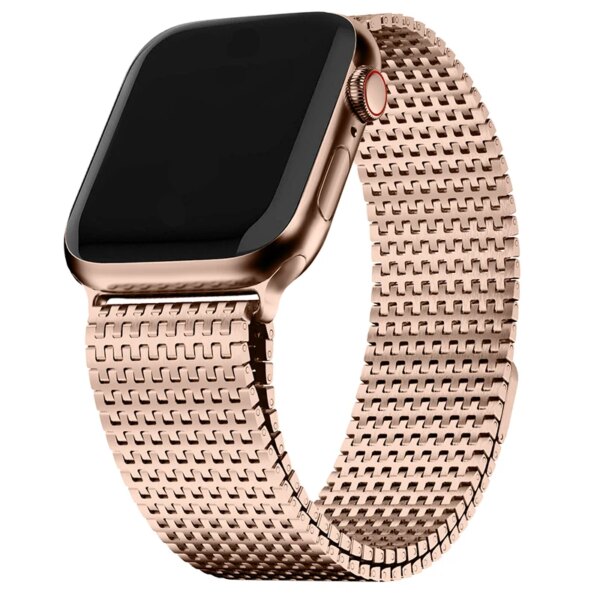 Fullmosa Milanese for Apple Watch Band 38/40/41/42/44/45/49mm Carbon Steel Straps for Apple Watch Ultra 2 SE Series 9/8/7/6/5/4