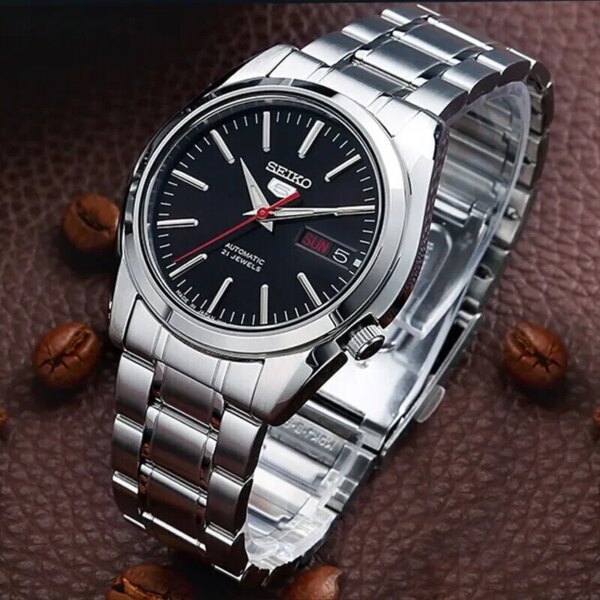 Japanese Original SEIKO 5 Watch Automatic Mechanical Waterproof Luminous Stainless Steel Watch For Men