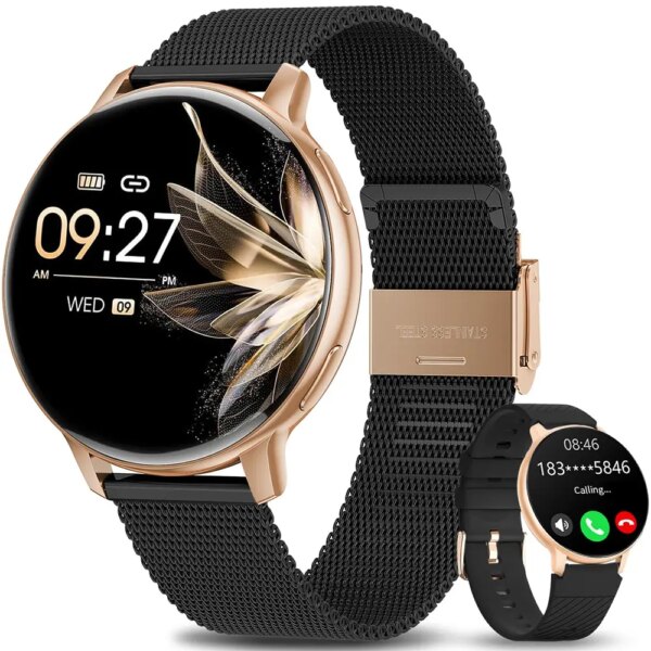 LIGE Fashion Smartwatch For Men Women Bluetooth Call Waterproof Sports Fitness Watches Blood Oxygen Healthy Women Smartwatch Man