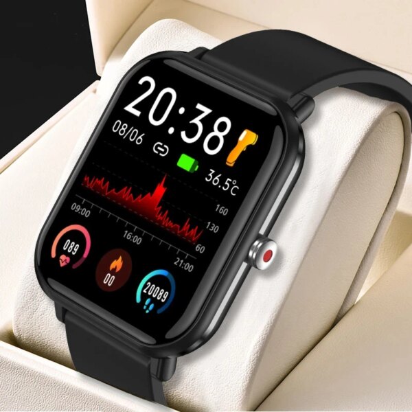 LIGE Fasion Sport Smart Watch Men Heart Rate Blood Oxygen APP Information Reminder Customize Wallpaper Smartwatch For Men Women