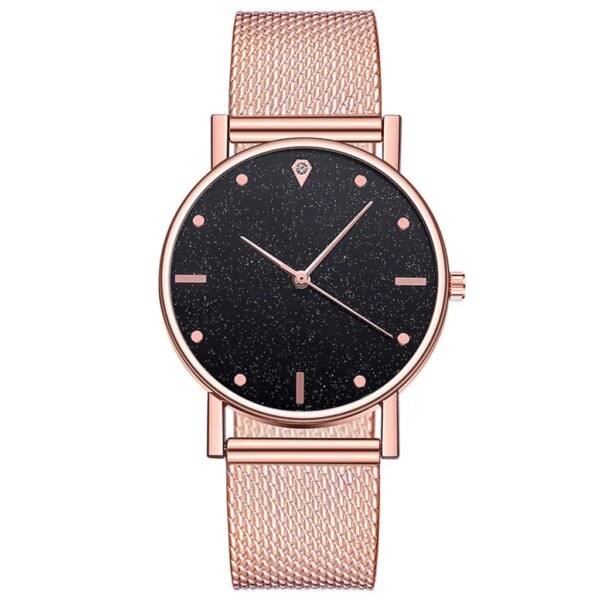 Ladies Women Watches Luxury 2023 Quartz Watch Stainless Steel Dial Casual Pink Bracele Watch Woman Good Quality Relogio Feminino