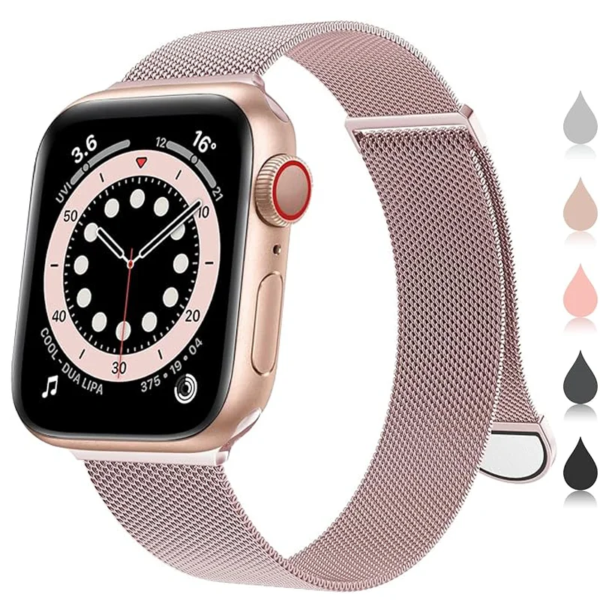 Metal Strap For Apple Watch Band 44mm 45mm 49mm 41mm 38mm 45 44 mm milanese bracelet iWatch series 9 8 7 3 Ultra 2 se 40mm bands