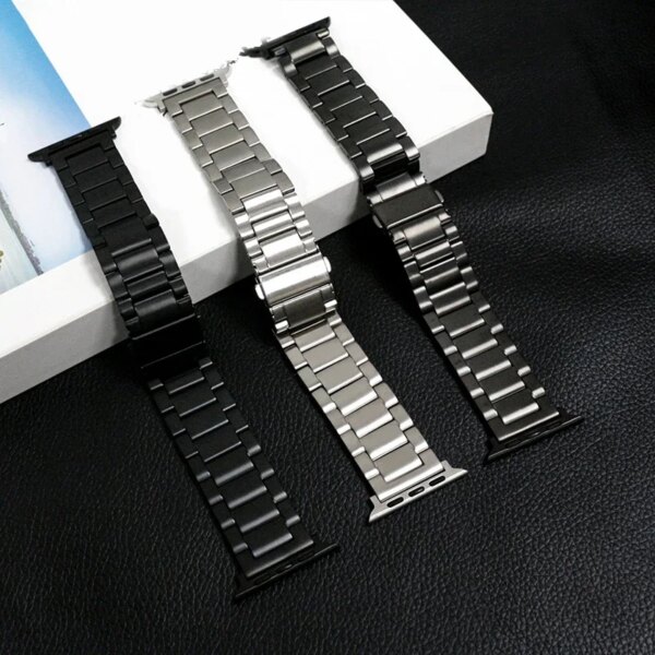 Metal Strap For Apple Watch Ultra2 49mm 44mm 42mm 40mm 45mm 41mm Stainless Steel Bracelet For iWatch Ultra 9 8 7 6 5 4 3 SE Band