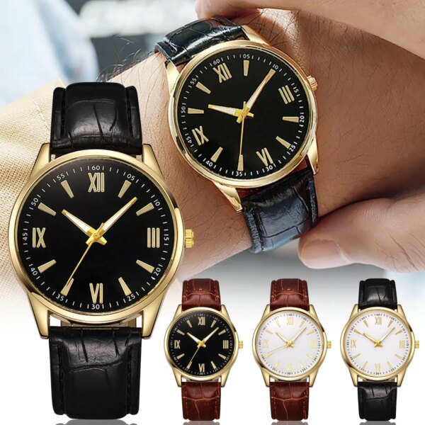 Minimalist Luxury Watch for Men Leather Band Male Business Wristwatches Casual Quartz Watches Reloj Hombre Xmas Gift for Man Dad