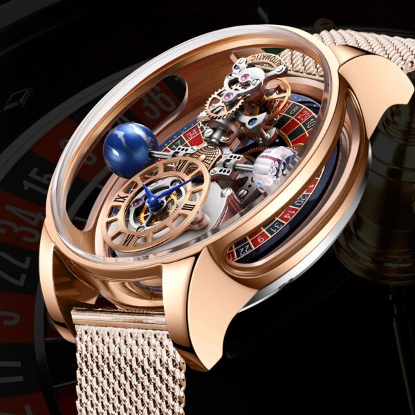 Montre Homme 2023 NEW PINDU DESIGN Mens Watches Top Brands Luxury Jacob&Co Astronomia Quartz Roulette Rotary Watch Baselworld