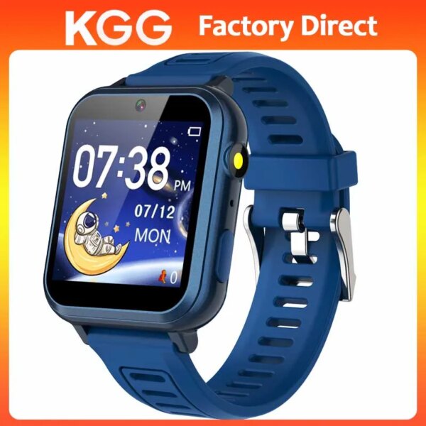 Music Kids Smart Watch 24 Games Music Play Flashlight Pedometer Fitness Tracker Time Display Video Audio Record With Torch