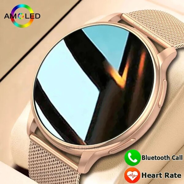 N​ew in Smartwatch Men Women Bluetooth Call Heart Rate Full Touch Fitness Waterproof Recording Smartwatch Ladies For Android IOS