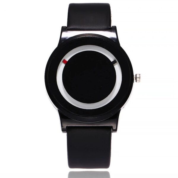 New Arrival Trend no-pointer Concept Watch Minimalist Simple Creative Brand Woman Ladies Dress Watch Men Quartz wristwatch