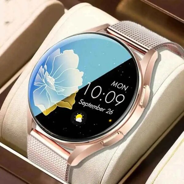 New Bluetooth Call Smart Watch Women Custom Dial Steel Watches Men Sports Fitness Tracker Heart Rate Smartwatch For Android IOS