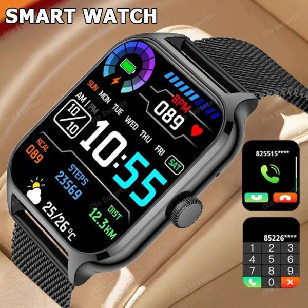 New GT4 Pro Smartwatch Men Women Heart Rate Bluetooth Call Blood Pressure Always Display Sport Fitness Bracelet Smart Watch 2024