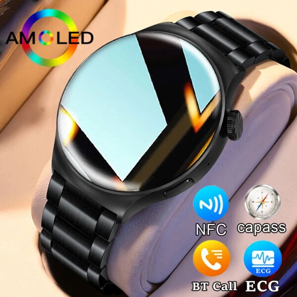 New SmartWatch 4 Women GPS Tracker HD 454*454 Men Smart Watch Compass Bluetooth Call NFC ECG Smartwatch Women For Android IOS