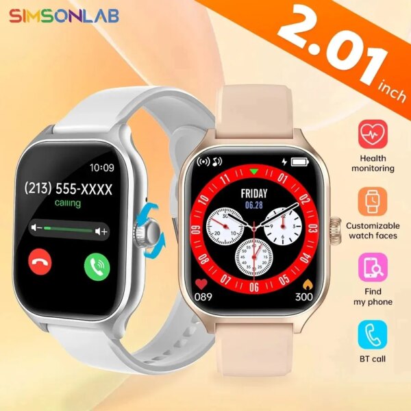 New Smartwatch for Men Women 2.01\