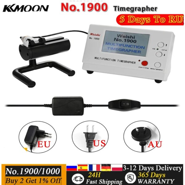 No.1900 Timegrapher Multifunctional Professional Timegrapher Precise Mechanical Watch Test Repairing Tool Instrument