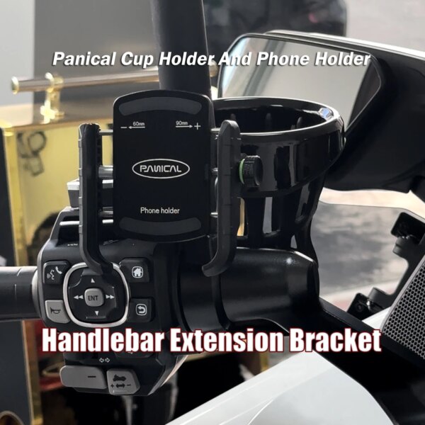 Panical Handlebar Accessory Mounting Action Camera Bracket Expand Bar For Honda Gold Wing GL1500 GL1800 2018-2023 Motorcycle