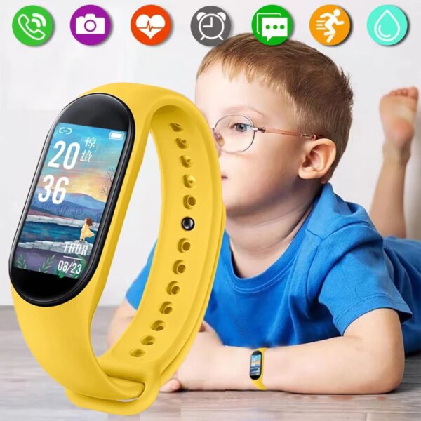 Relojes Electrónicos Smart Watch Kids Smartwatch Children Fitness Tracker Heart Rate Monitor For Boys Girls Waterproof Watches