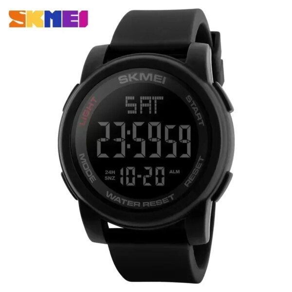 SKMEI 1257 Multifunction Digital Watch reloj hombre Sport Watch Men Alarm Clock 5Bar Waterproof Watches