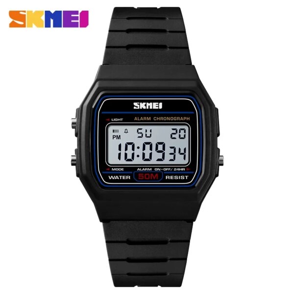 SKMEI 1412 Luxury Digital Watches for Women Waterproof Sport Back Light Womens Wristwatches Alarm Clock Relogio Feminino 2042