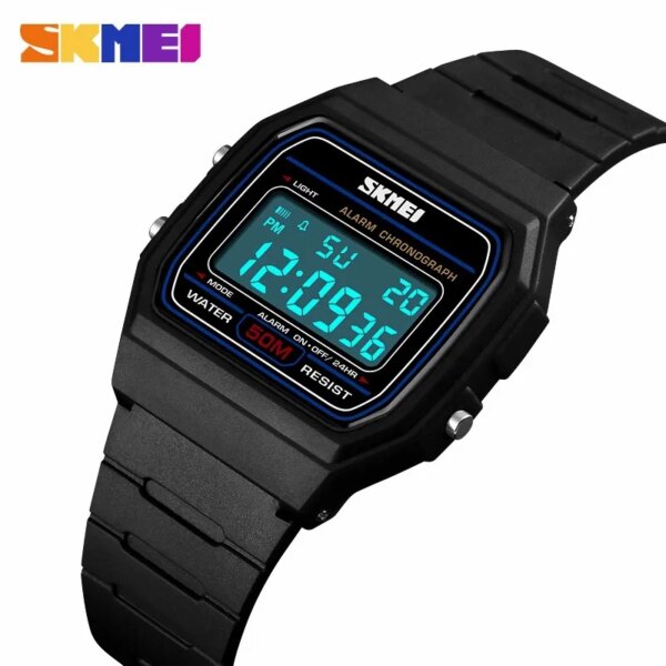 SKMEI 1412 Luxury Women's Wristwatch Waterproof Date Digital Watch Sports Couple Women Watches Clock Relogio Feminino 2056