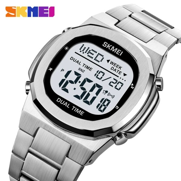 SKMEI Fashion Mens Watches Original Sport Digital Watch Countdown Chronograph Waterproof Clock Top Brand Man Wristwatch Luminous