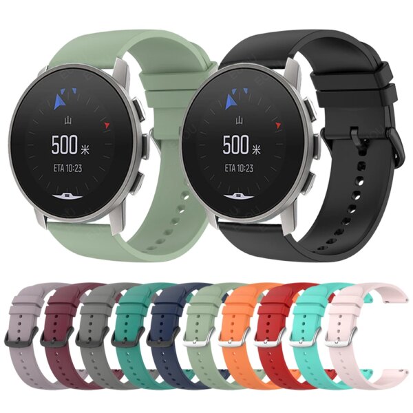 Silicone sport Band For Suunto 5 9 PEAK Pro Smartwatch Replace Watchband SUUNTO 3 Vertical Strap Wristbelt Bracelet