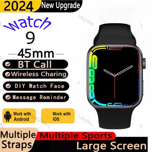 Smart Watch i9 PRO MAX Series 9 Bluetooth Call Sports Fitness Customized Dial Men and Women Gift for  IOS and Android