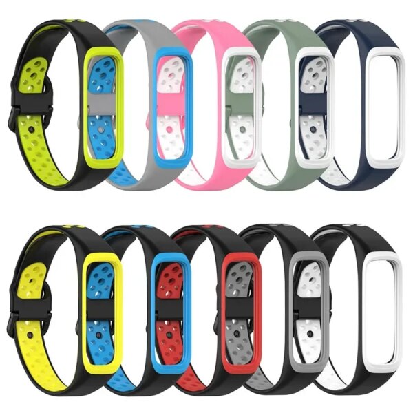 Soft Silicone Watch Band For Samsung Galaxy Fit2 SM-R220 Replacement Wrist Strap Bracelet For Samsung Galaxy Fit 2 Smart Tracker